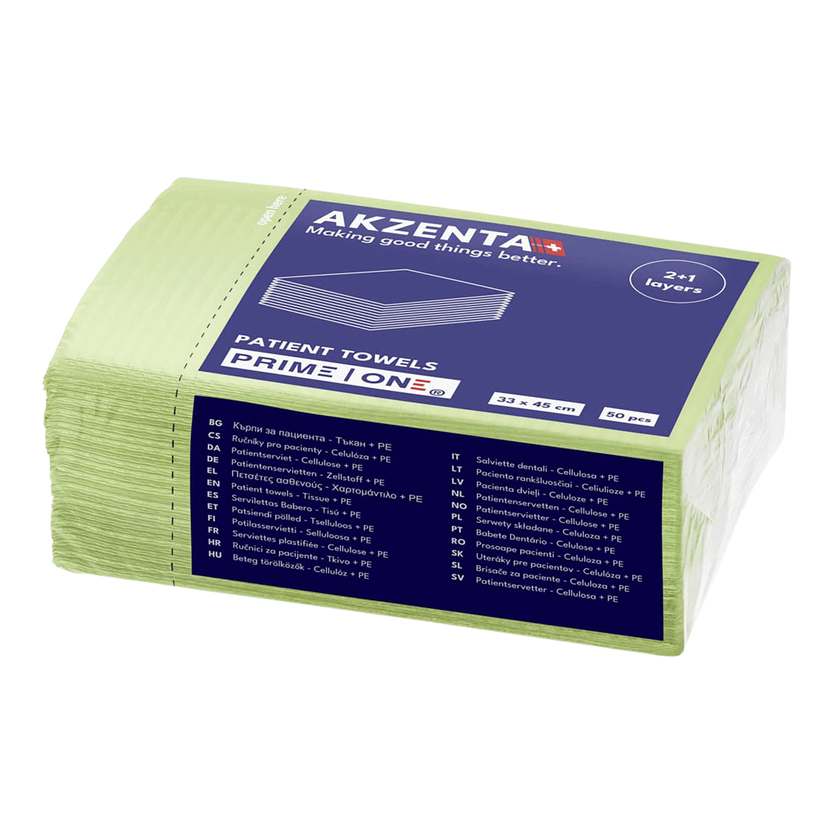 Prime One Akenta Patients Napkierten -Fresh Green