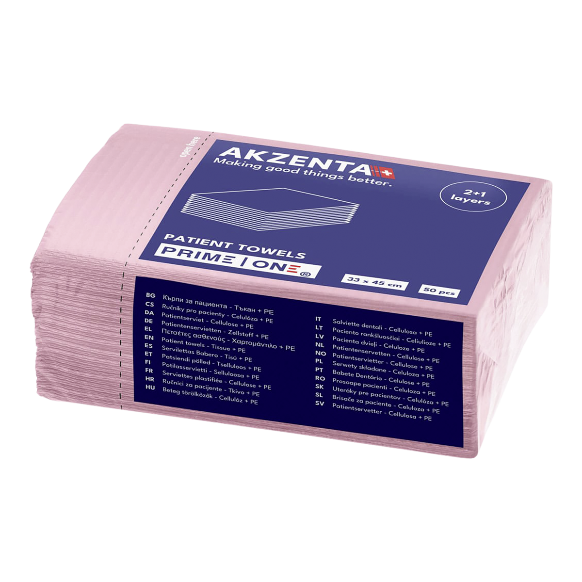 Prime One Akenta Pazienti tovaglioli - Pink