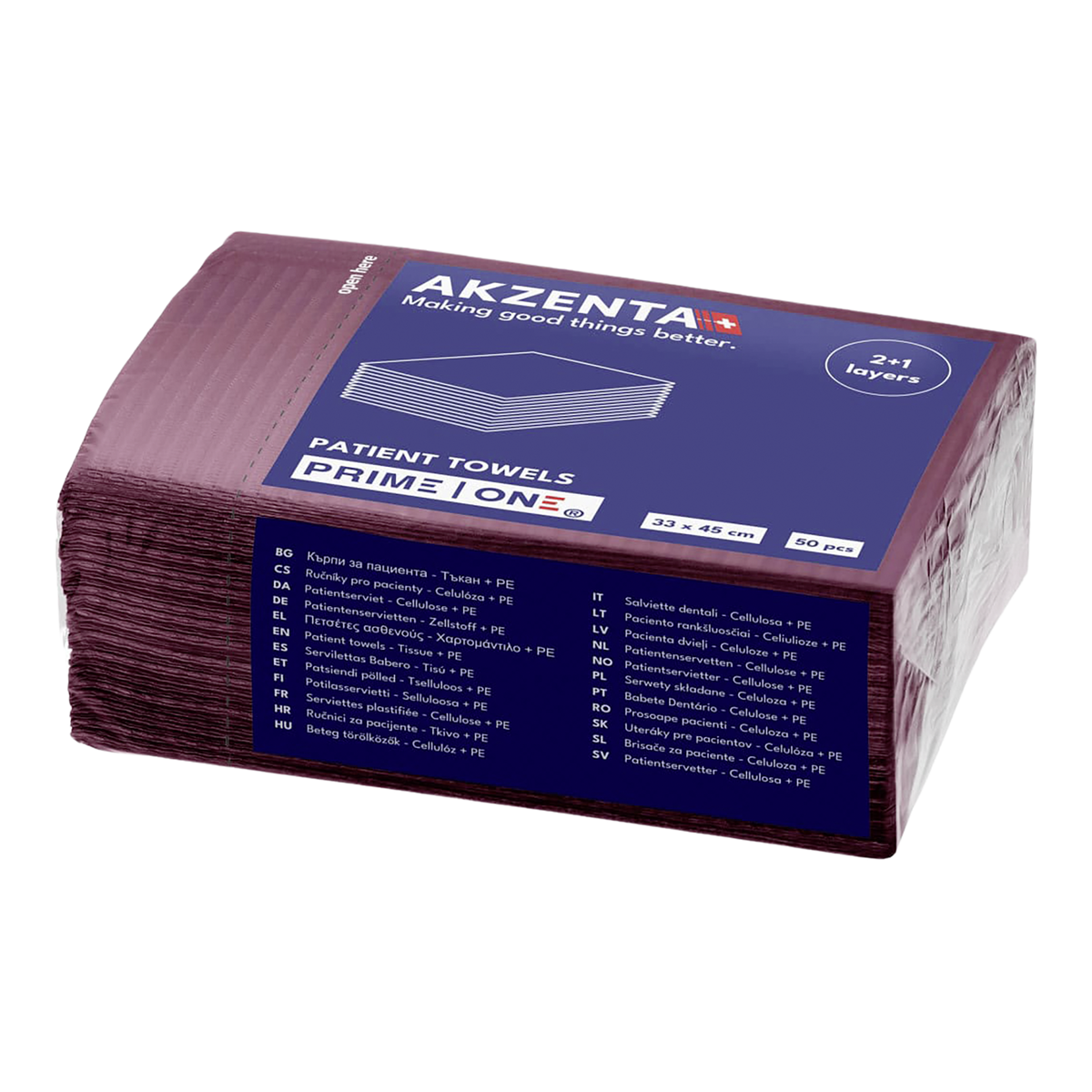 Prime One Akenta Patients Napkins - Bordeaux