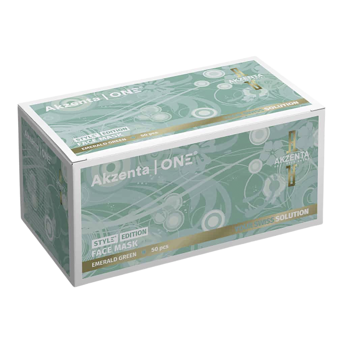 Akenta Top Mask Ultrasafe &amp; Chic - Emerald Grün