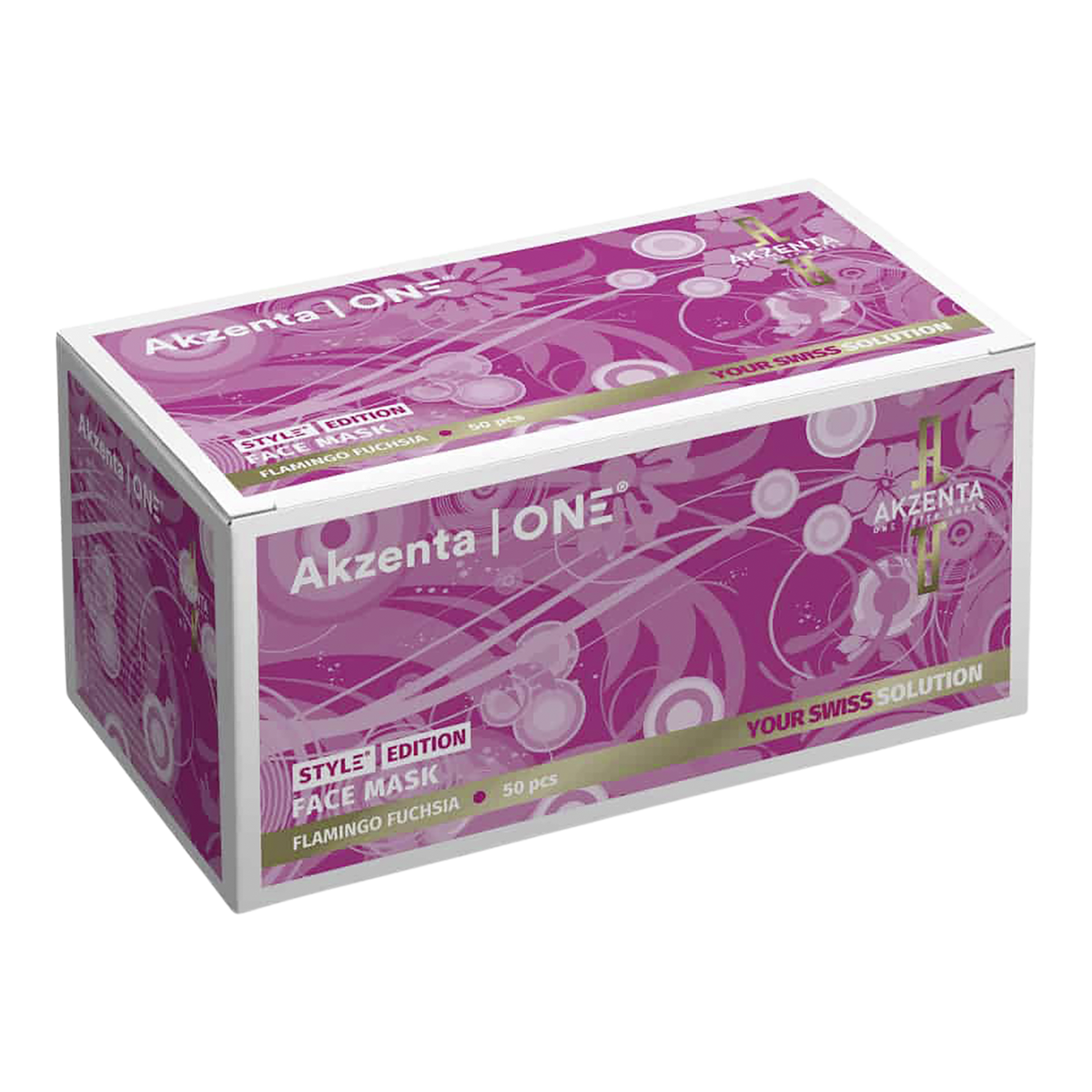 Akenta Top Mask Ultrasafe &amp; Chic - Fuchsia