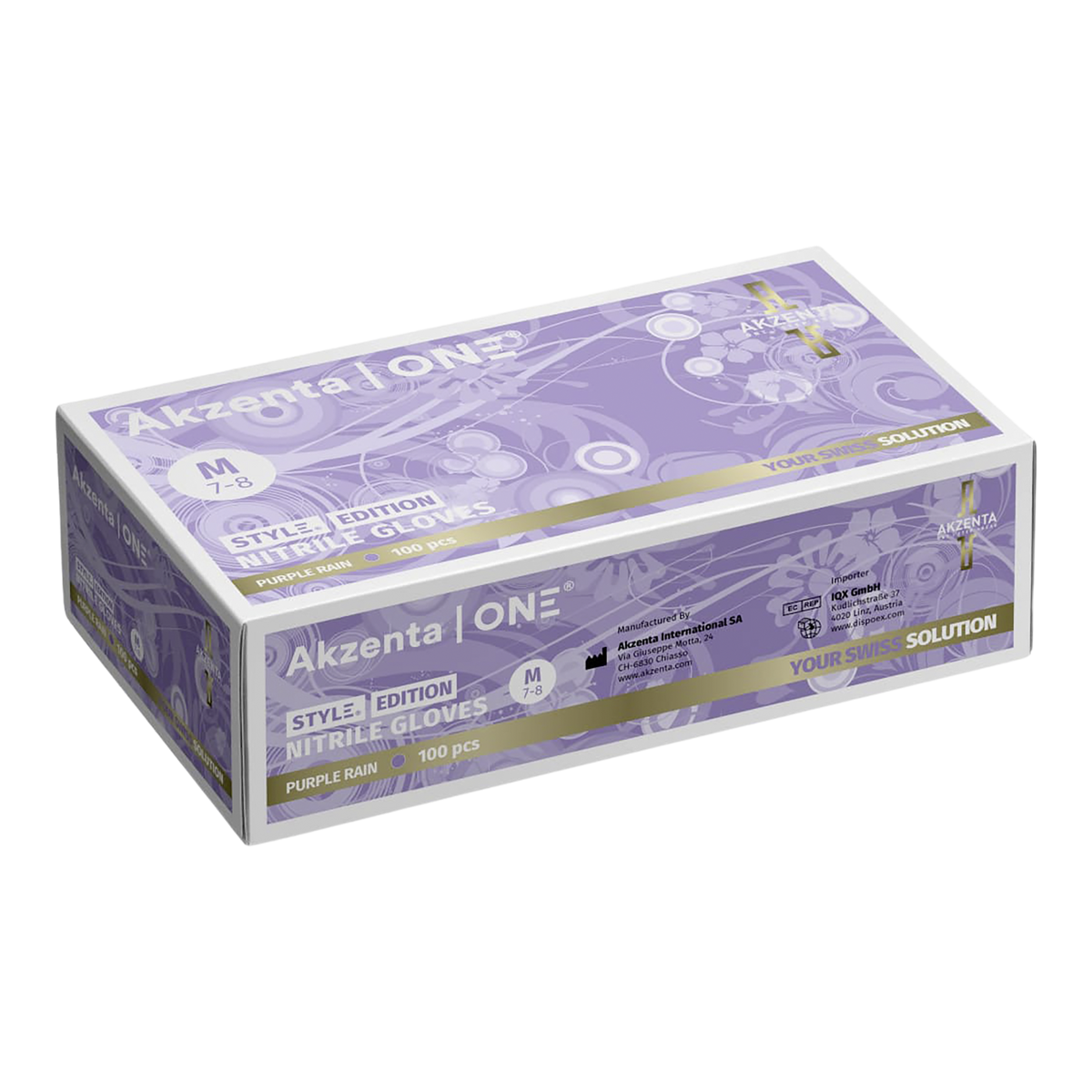 Akzenta Style Nitril Purple Rain Handschuhe