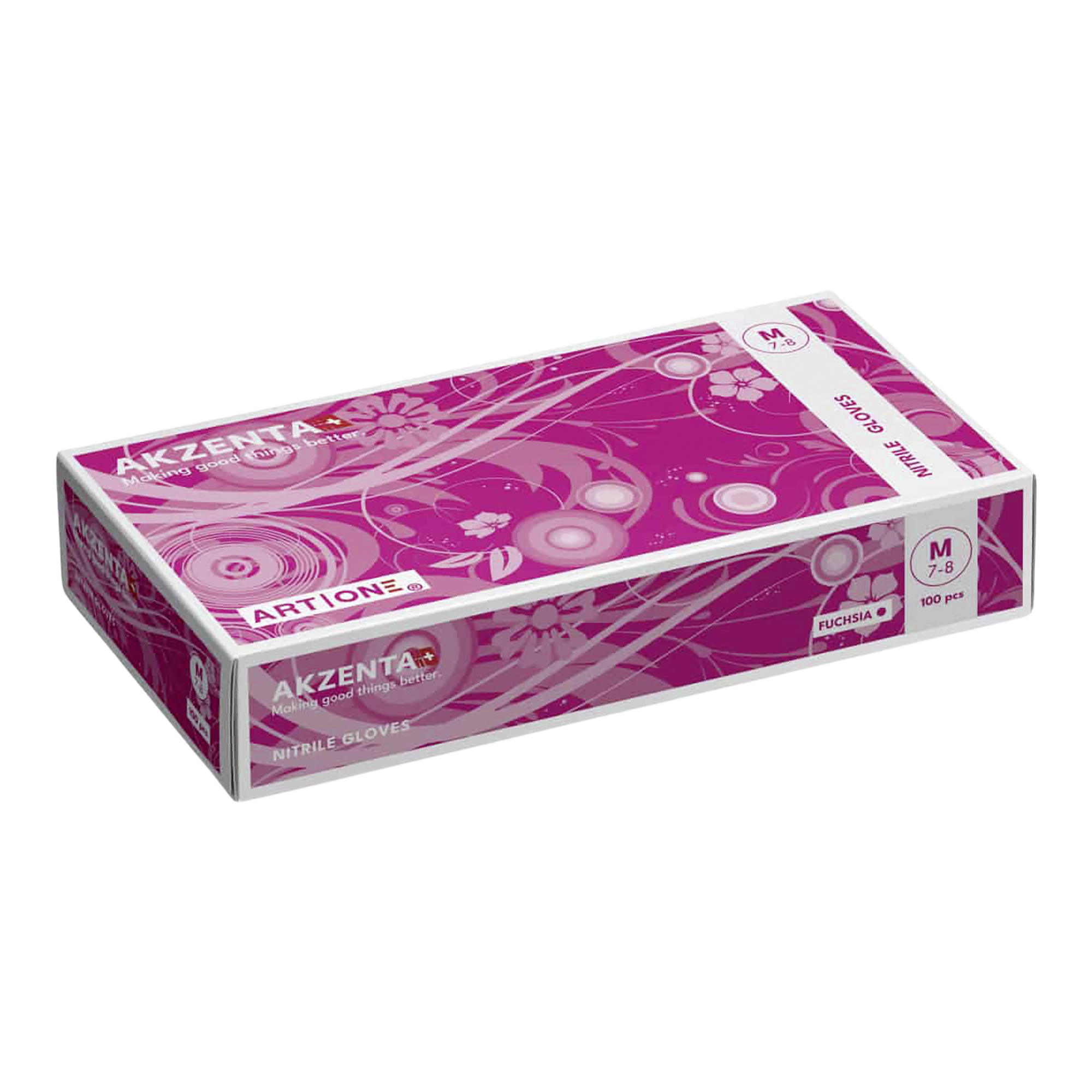 anzoni handschuhe Akzenta ONE Nitril Fuchsia Handschuhe