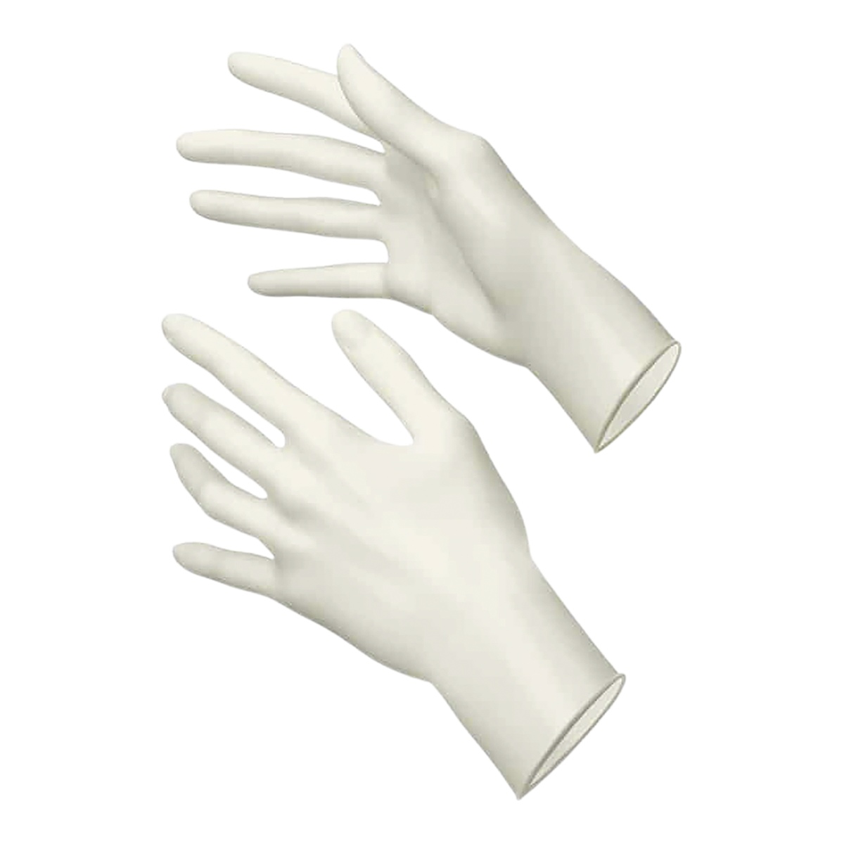 Yunoia Premium Latex Gants blancs
