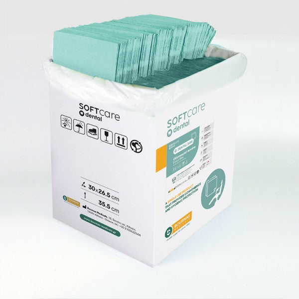 Patientenservietten Soft Care 500 Stk. 3-lagig - Mintgrün