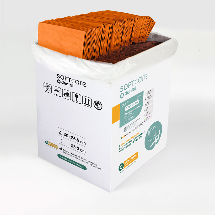 Patientenservietten Soft Care 500 Stk. 3-lagig - Orange