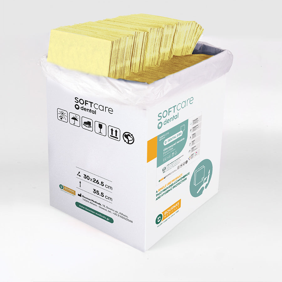 Patientenservietten Soft Care 500 Stk. 3-lagig - Gelb
